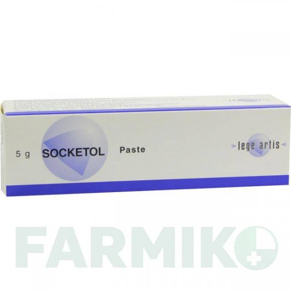 СОКЕТОЛ (SOCKETOL) паста 5 г - Лидокаин, Другое LEGE ARTIS PHARMA