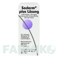 СОДЕРМ (SODERM) 0,64 мг/г + 20 мг/г розчин 20 мл - Бетаметазон DERMAPHARM