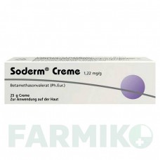 СОДЕРМ (SODERM) 1,22 мг/г крем 25 г - Бетаметазон DERMAPHARM