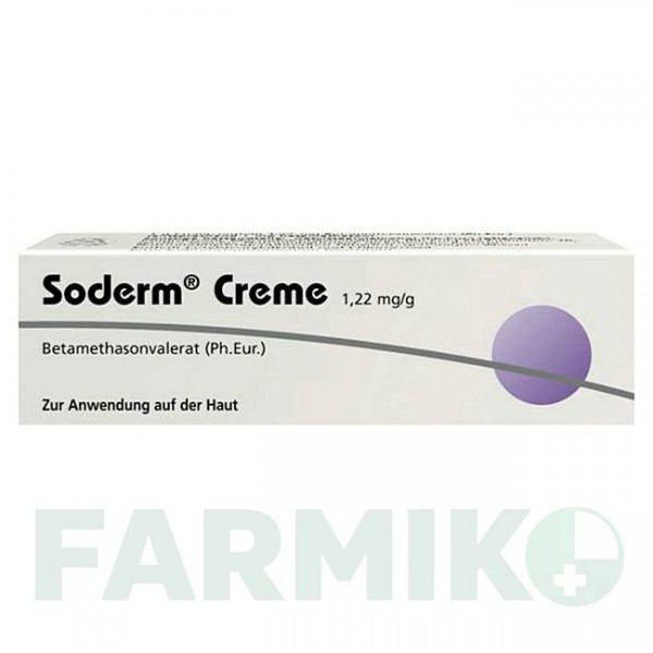 СОДЕРМ (SODERM) 1,22 мг/г крем 50 г - Бетаметазон DERMAPHARM