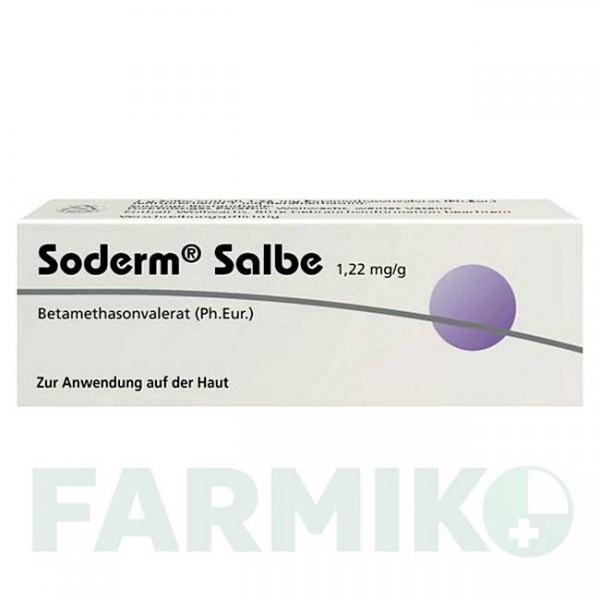 СОДЕРМ (SODERM) 1,22 мг/г мазь 10 г - Бетаметазон DERMAPHARM