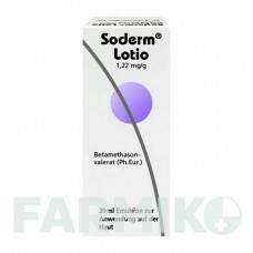 СОДЕРМ (SODERM) 1,22 мг/г емульсія 20 мл - Бетаметазон DERMAPHARM