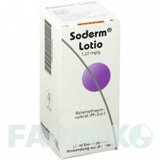 СОДЕРМ (SODERM) 1,22 мг/г емульсія 50 мл - Бетаметазон DERMAPHARM
