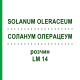 СОЛАНУМ ОЛЕРАЦЕУМ (SOLANUM OLERACEUM) LM 14 раствор 10 мл - Гомеопатия ARCANA DR.SEWERIN
