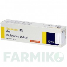 СОЛАРАЗЕ (SOLARAZE) 3% гель 50 г - Диклофенак CC PHARMA