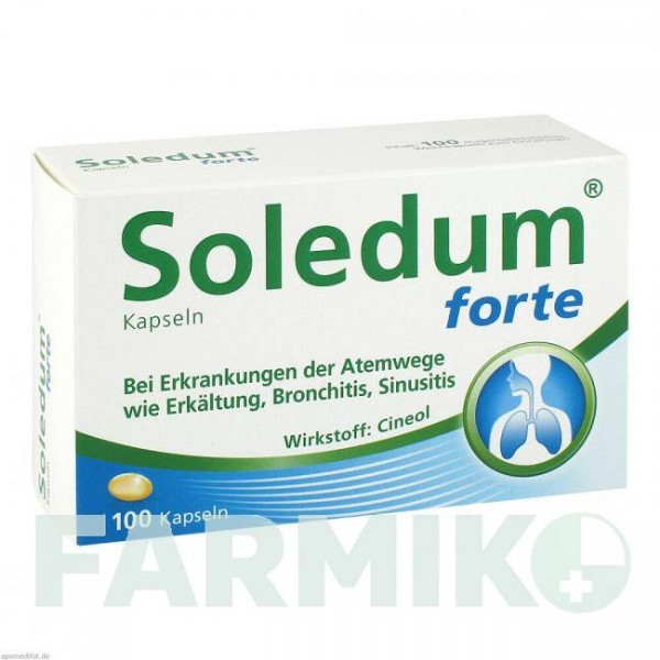 СОЛЕДУМ (SOLEDUM) 200 мг капсулы 100 шт - Цинеол MCM KLOSTERFRAU