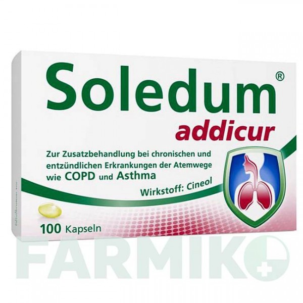 СОЛЕДУМ (SOLEDUM) 200 мг капсулы 100 шт - Цинеол MCM KLOSTERFRAU