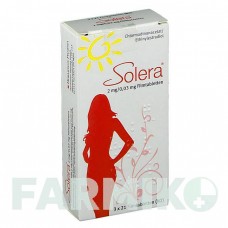 СОЛЕРА (SOLERA) 2 мг/0,03 мг таблетки 3x21 шт - Хлормадинон, Этинилэстрадиол HORMOSAN PHARMA
