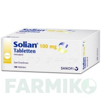 СОЛИАН (SOLIAN) 100 мг таблетки 100 шт - Амисульприд SANOFI