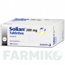 СОЛІАН (SOLIAN) 200 мг таблетки 100 шт - Амісульприд SANOFI