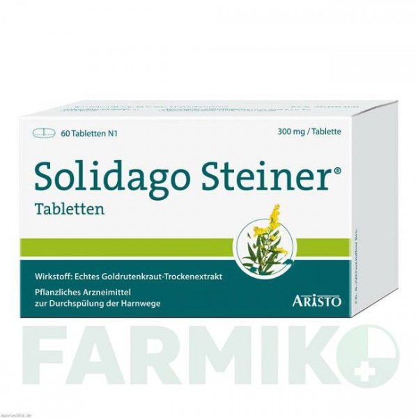 СОЛИДАГО ШТЕЙНЕР (SOLIDAGO STEINER) таблетки 60 шт - Золотарника трава ARISTO PHARMA