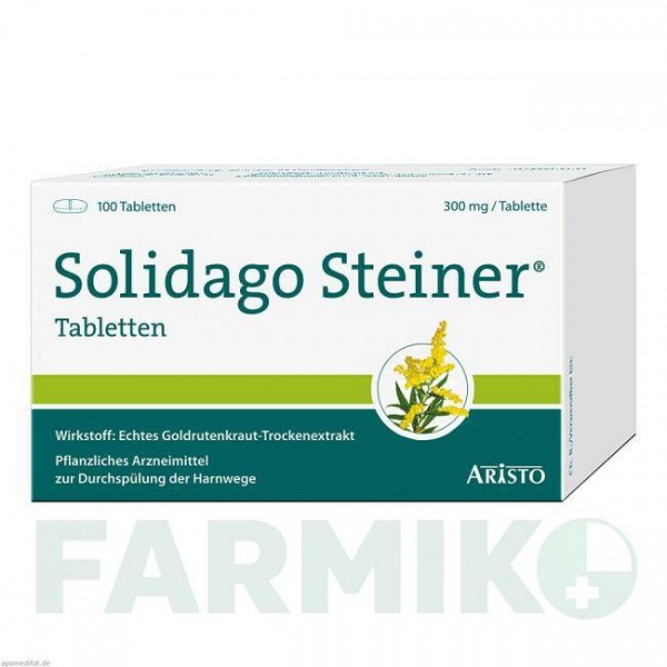 СОЛИДАГО ШТЕЙНЕР (SOLIDAGO STEINER) таблетки 100 шт - Золотарника трава ARISTO PHARMA