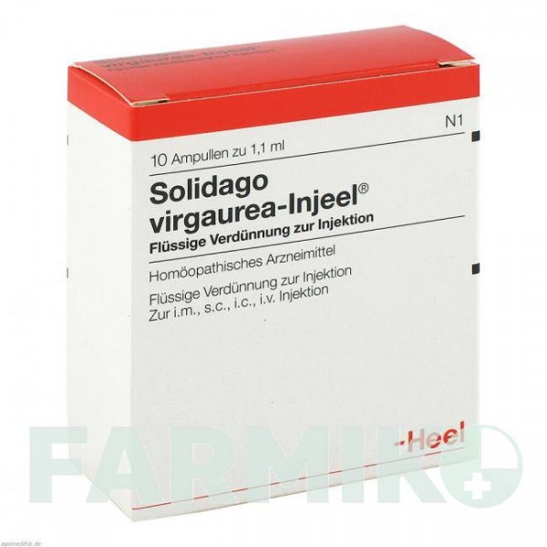 СОЛИДАГО ВИРГАУРА (SOLIDAGO VIRGAUREA) ампулы 10 шт - Гомеопатия BIOLOGISCHE HEILMITTEL HEEL