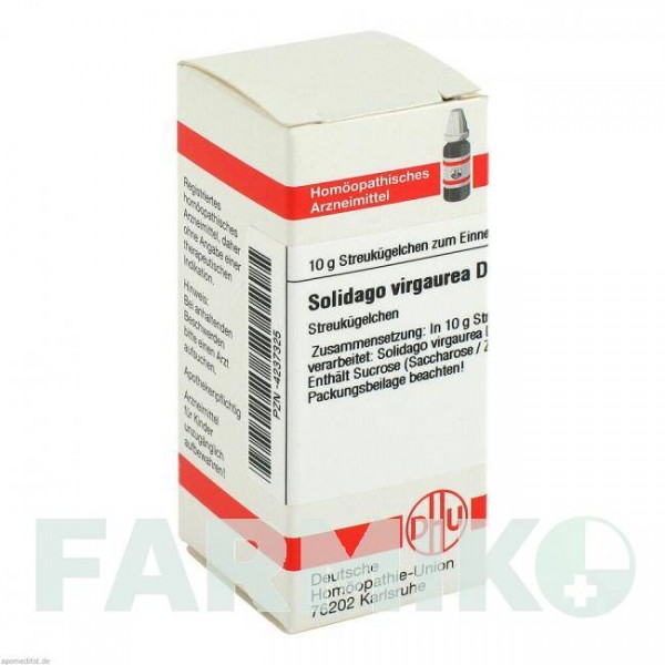 СОЛИДАГО ВИРГАУРА (SOLIDAGO VIRGAUREA) D 1 глобули 10 г - Гомеопатия DHU
