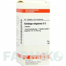 СОЛИДАГО ВИРГАУРА (SOLIDAGO VIRGAUREA) D 2 таблетки 80 шт - Гомеопатия DHU