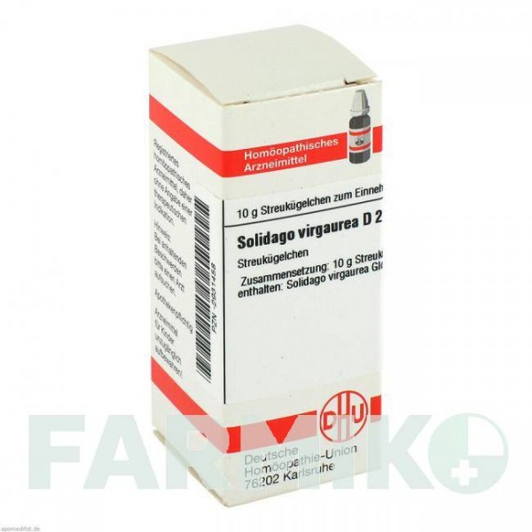 СОЛІДАГО ВІРГАУРА (SOLIDAGO VIRGAUREA) D 2 глобули 10 г - Гомеопатія DHU