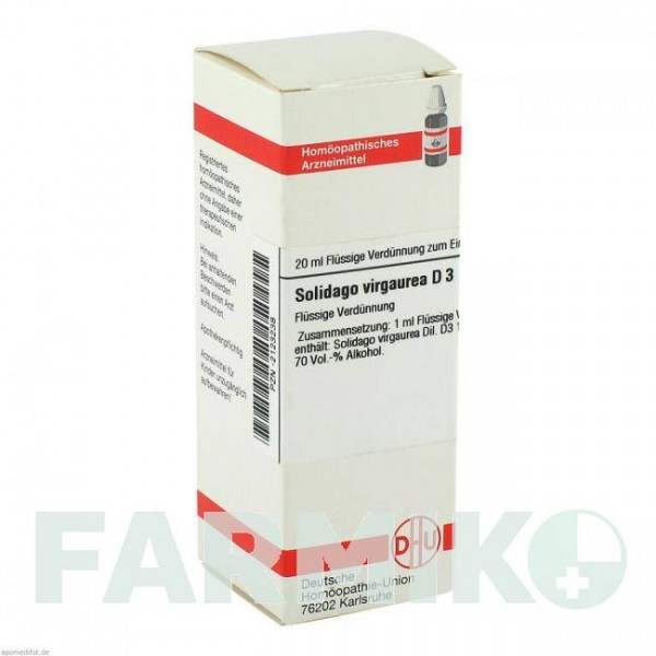 СОЛИДАГО ВИРГАУРА (SOLIDAGO VIRGAUREA) D 3 раствор 20 мл - Гомеопатия DHU