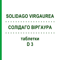 СОЛИДАГО ВИРГАУРА (SOLIDAGO VIRGAUREA) D 3 таблетки 200 шт - Гомеопатия DHU