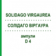 СОЛИДАГО ВИРГАУРА (SOLIDAGO VIRGAUREA) D 4 ампулы 8x1 мл - Гомеопатия DHU