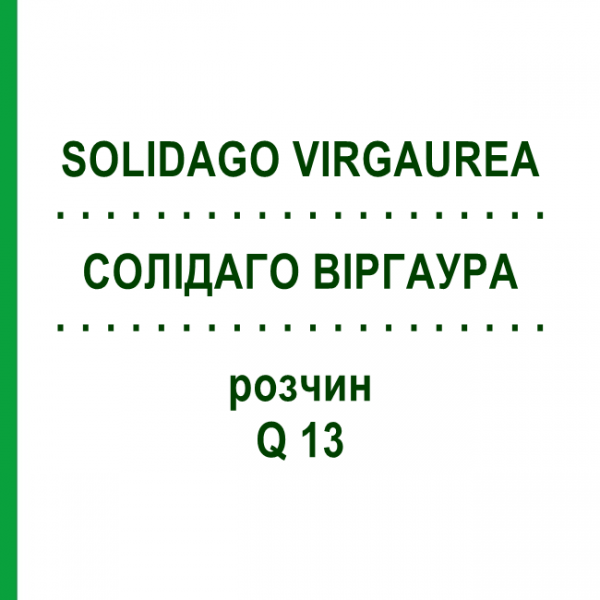 СОЛИДАГО ВИРГАУРА (SOLIDAGO VIRGAUREA) Q 13 раствор 15 мл - Гомеопатия GUDJONS