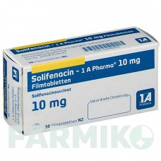 СОЛИФЕНАЦИН (SOLIFENACIN) 10 мг таблетки 50 шт - Солифенацин 1 A PHARMA
