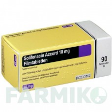 СОЛИФЕНАЦИН (SOLIFENACIN) 10 мг таблетки 90 шт - Солифенацин ACCORD HEALTHCARE