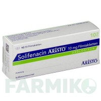 СОЛІФЕНАЦИН (SOLIFENACIN) 10 мг таблетки 50 шт - Соліфенацин ARISTO PHARMA