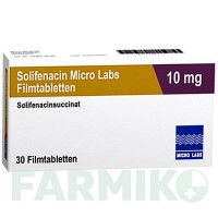 СОЛІФЕНАЦИН (SOLIFENACIN) 10 мг таблетки 30 шт - Соліфенацин MICRO LABS