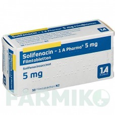 СОЛІФЕНАЦИН (SOLIFENACIN) 5 мг таблетки 50 шт - Соліфенацин 1 A PHARMA