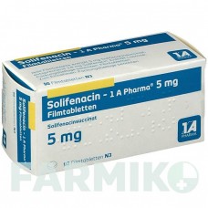 СОЛІФЕНАЦИН (SOLIFENACIN) 5 мг таблетки 90 шт - Соліфенацин 1 A PHARMA