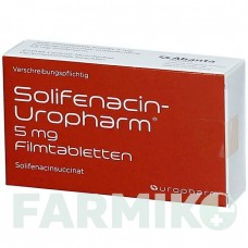 СОЛИФЕНАЦИН (SOLIFENACIN) 5 мг таблетки 30 шт - Солифенацин ABANTA PHARMA