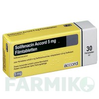 СОЛІФЕНАЦИН (SOLIFENACIN) 5 мг таблетки 30 шт - Соліфенацин ACCORD HEALTHCARE