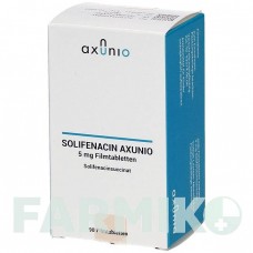 СОЛІФЕНАЦИН (SOLIFENACIN) 5 мг таблетки 90 шт - Соліфенацин AXUNIO PHARMA