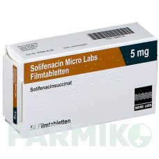 СОЛІФЕНАЦИН (SOLIFENACIN) 5 мг таблетки 50 шт - Соліфенацин MICRO LABS