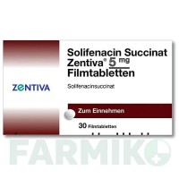 СОЛИФЕНАЦИН СУКЦИНАТ (SOLIFENACIN SUCCINAT) 5 мг таблетки 30 шт - Солифенацин ZENTIVA