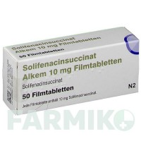 СОЛІФЕНАЦИНСУКЦИНАТ (SOLIFENACINSUCCINAT) 10 мг таблетки 50 шт - Соліфенацин ASCEND