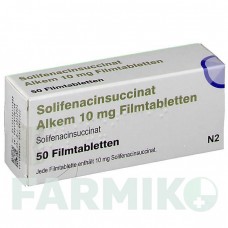 СОЛИФЕНАЦИНСУКЦИНАТ (SOLIFENACINSUCCINAT) 10 мг таблетки 50 шт - Солифенацин ASCEND