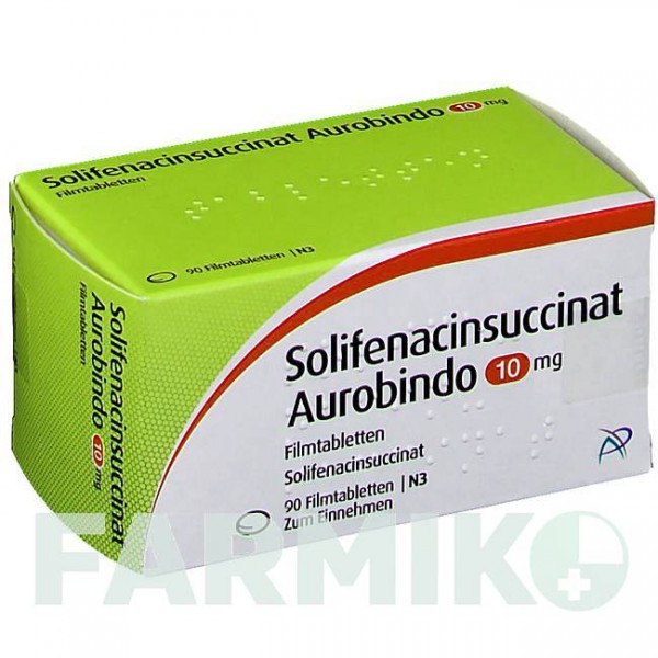 СОЛІФЕНАЦИНСУКЦИНАТ (SOLIFENACINSUCCINAT) 10 мг таблетки 90 шт - Соліфенацин PUREN PHARMA
