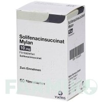 СОЛІФЕНАЦИНСУКЦИНАТ (SOLIFENACINSUCCINAT) 10 мг таблетки 90 шт - Соліфенацин VIATRIS