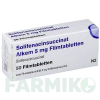 СОЛИФЕНАЦИНСУКЦИНАТ (SOLIFENACINSUCCINAT) 5 мг таблетки 50 шт - Солифенацин ASCEND