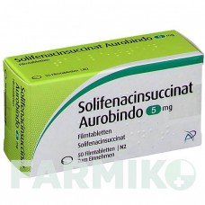 СОЛІФЕНАЦИНСУКЦИНАТ (SOLIFENACINSUCCINAT) 5 мг таблетки 50 шт - Соліфенацин PUREN PHARMA