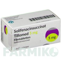 СОЛІФЕНАЦИНСУКЦИНАТ (SOLIFENACINSUCCINAT) 5 мг таблетки 50 шт - Соліфенацин TILLOMED