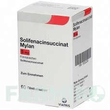 СОЛИФЕНАЦИНСУКЦИНАТ (SOLIFENACINSUCCINAT) 5 мг таблетки 90 шт - Солифенацин VIATRIS