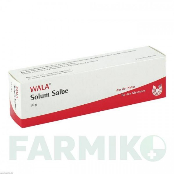 СОЛУМ (SOLUM) мазь 30 г - Гомеопатия WALA HEILMITTEL