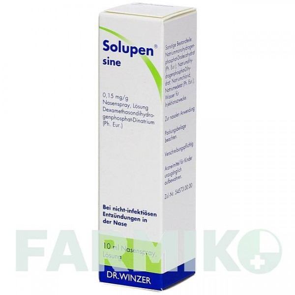 СОЛУПЕН (SOLUPEN) спрей 10 мл - Дексаметазон DR.WINZER PHARMA