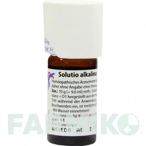 СОЛЮЦИО АЛКАЛИНА (SOLUTIO ALKALINA) 5% смесь 20 мл - Активные вещества WELEDA