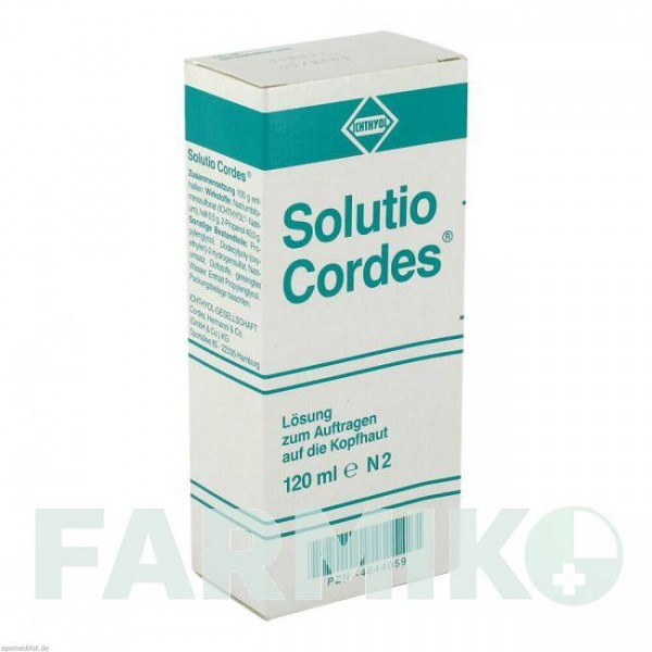 СОЛЮЦІО КОРДЕС (SOLUTIO CORDES) розчин 120 мл - Бітуміносульфонат, Інше ICHTHYOL-GESELLSCHAFT CORDES