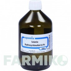 СОЛЮЦИО ГИДРОКСИХИН (SOLUTIO HYDROXYCHIN) 0,4% раствор 500 мл - Оксихинолин APOMIX