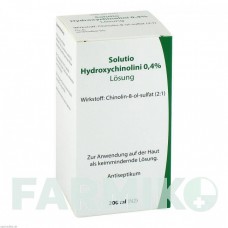 СОЛЮЦИО ГИДРОКСИХИН (SOLUTIO HYDROXYCHIN) 0,4% раствор 200 мл - Оксихинолин LEYH-PHARMA