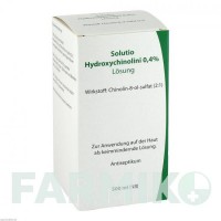 СОЛЮЦИО ГИДРОКСИХИН (SOLUTIO HYDROXYCHIN) 0,4% раствор 500 мл - Оксихинолин LEYH-PHARMA